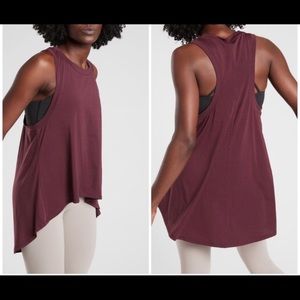 Brand New Athletica Essence Relaxed High Low Tank